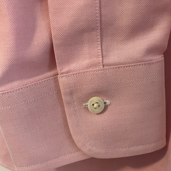Brooks Brothers Shirt Mens L 16-34 Pink Slim Fit Original  😍 - Picture 4 of 8